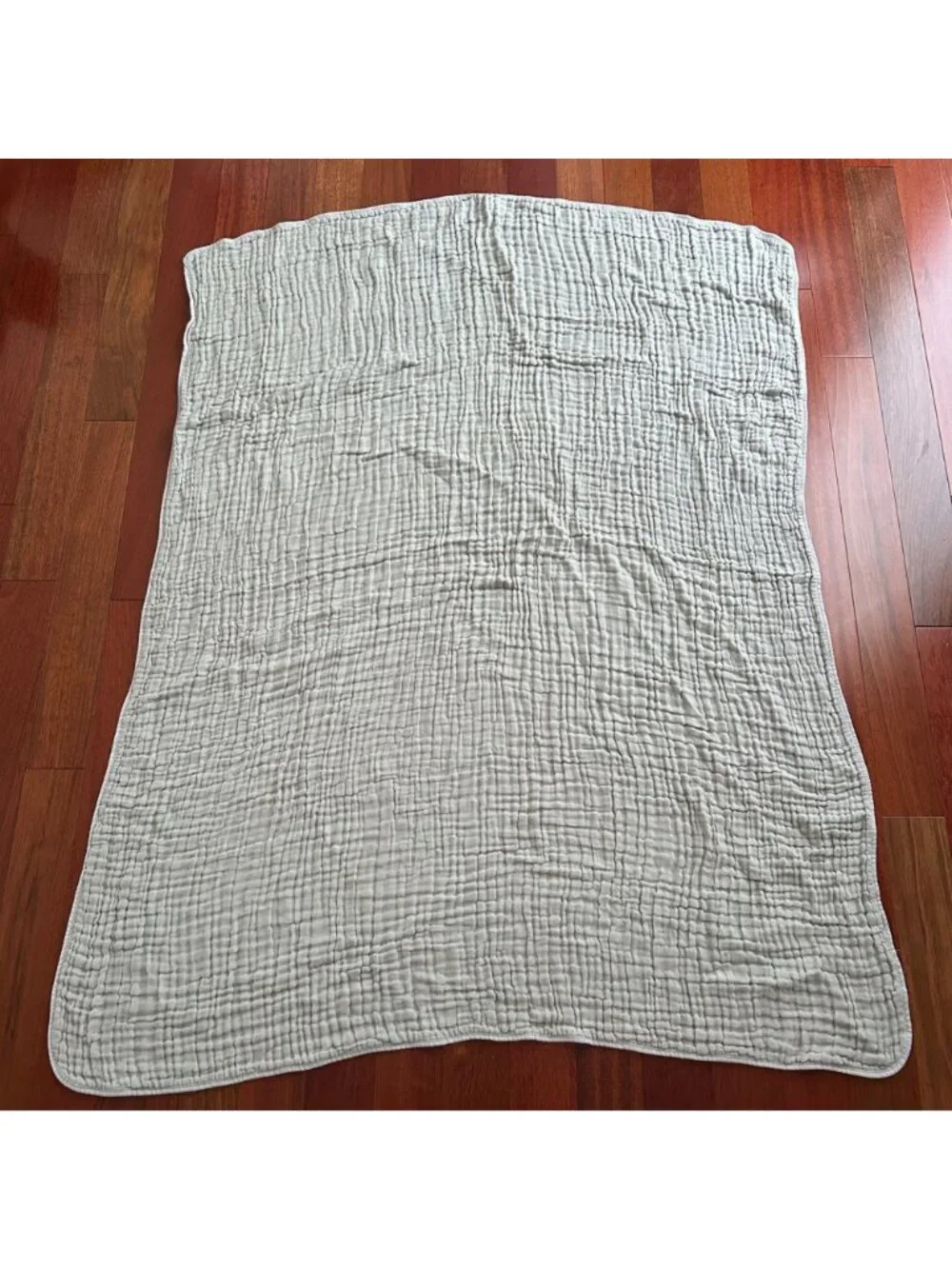 The Fleece Company Gray Muslin Cotton Blanket 53